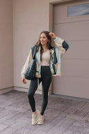 POL Multi Fabric Hooded Button Down Shacket-Shackets-Rae Collective, Women's Online Fashion Boutique Located in Phoenix, Arizona (Scottsdale Area)