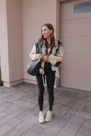 POL Multi Fabric Hooded Button Down Shacket-Shackets-Rae Collective, Women's Online Fashion Boutique Located in Phoenix, Arizona (Scottsdale Area)