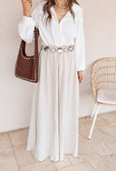 Coastline Tie Waist Palazzo Pants