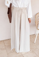 Coastline Tie Waist Palazzo Pants | 12 Colors