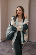 POL Multi Fabric Hooded Button Down Shacket-Shackets-Rae Collective, Women's Online Fashion Boutique Located in Phoenix, Arizona (Scottsdale Area)