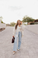 POL Oversized Vintage Lace Shacket-Shackets-Rae Collective, Women's Online Fashion Boutique Located in Phoenix, Arizona (Scottsdale Area)