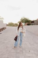 POL Oversized Vintage Lace Shacket-Shackets-Rae Collective, Women's Online Fashion Boutique Located in Phoenix, Arizona (Scottsdale Area)