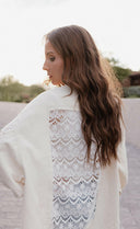 POL Oversized Vintage Lace Shacket-Shackets-Rae Collective, Women's Online Fashion Boutique Located in Phoenix, Arizona (Scottsdale Area)