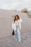 POL Oversized Vintage Lace Shacket-Shackets-Rae Collective, Women's Online Fashion Boutique Located in Phoenix, Arizona (Scottsdale Area)