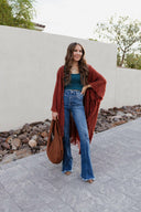 Kancan Jordan High Rise Raw Hem Flare Jeans-Jeans-Rae Collective, Women's Online Fashion Boutique Located in Phoenix, Arizona (Scottsdale Area)