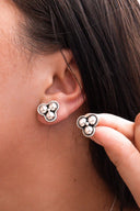 Triple Threat Studded Earrings | By KKB-Stud Earrings-Rae Collective, Women's Online Fashion Boutique Located in Phoenix, Arizona (Scottsdale Area)