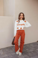 MICA Pumpkin Spice Wide Leg Denim Jean-Jeans-Krush Kandy, Women's Online Fashion Boutique Located in Phoenix, Arizona (Scottsdale Area)