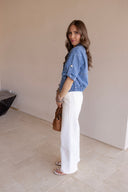 Kristyn Wide Leg Denim Jean | 3 Washes