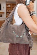 Jane Italian Suede Shoulder Bag | Pre-Order