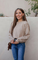 Pearly Chic Luxe Viscose Pearl Sweater-Sweaters-Krush Kandy, Women's Online Fashion Boutique Located in Phoenix, Arizona (Scottsdale Area)