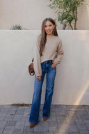 Pearly Chic Luxe Viscose Pearl Sweater-Sweaters-Rae Collective, Women's Online Fashion Boutique Located in Phoenix, Arizona (Scottsdale Area)