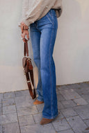 Dusk to Dawn Gradient Wide Leg Kancan Jeans-Jeans-Krush Kandy, Women's Online Fashion Boutique Located in Phoenix, Arizona (Scottsdale Area)