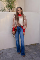 Krushed It Luxe Contrasting Striped Sweater-Sweaters-Rae Collective, Women's Online Fashion Boutique Located in Phoenix, Arizona (Scottsdale Area)