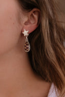 Desert Heat Geometric Stone Earrings-Earrings-Krush Kandy, Women's Online Fashion Boutique Located in Phoenix, Arizona (Scottsdale Area)