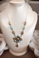 Desert Oasis Southwestern Statement Necklace