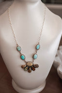 Canyon Sunrise Cluster Necklace