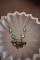 Canyon Sunrise Cluster Necklace