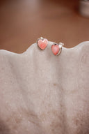 Sweetheart Blush Stud Earrings - Native made