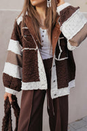 POL Quilted Patchwork Shacket-Jackets-Krush Kandy, Women's Online Fashion Boutique Located in Phoenix, Arizona (Scottsdale Area)
