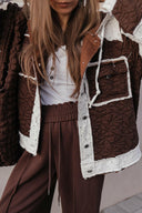 POL Quilted Patchwork Shacket-Jackets-Krush Kandy, Women's Online Fashion Boutique Located in Phoenix, Arizona (Scottsdale Area)