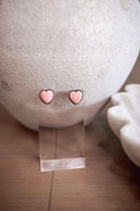Sweetheart Blush Stud Earrings - Native made