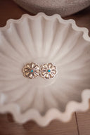 Desert Bloom Concho Stud Earrings Native made