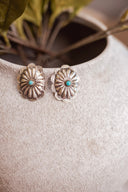 Desert Bloom Concho Stud Earrings Native made