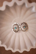 Desert Bloom Concho Stud Earrings Native made