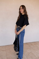 Cloud Muse Bubble Hem Crop Top