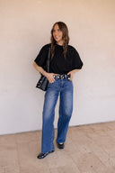 Cloud Muse Bubble Hem Crop Top