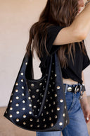 Sass & Studs Faux Leather Hobo Bag | 4 Colors