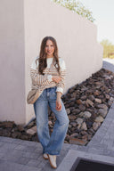 Comfy Chic Oversized Stripe Sweater-Sweaters-Rae Collective, Women's Online Fashion Boutique Located in Phoenix, Arizona (Scottsdale Area)