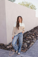 Comfy Chic Oversized Stripe Sweater-Sweaters-Rae Collective, Women's Online Fashion Boutique Located in Phoenix, Arizona (Scottsdale Area)