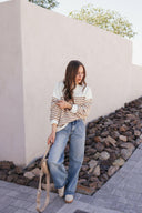 Comfy Chic Oversized Stripe Sweater-Sweaters-Rae Collective, Women's Online Fashion Boutique Located in Phoenix, Arizona (Scottsdale Area)