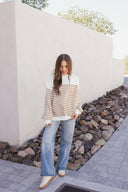 Comfy Chic Oversized Stripe Sweater-Sweaters-Rae Collective, Women's Online Fashion Boutique Located in Phoenix, Arizona (Scottsdale Area)