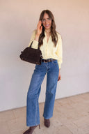 Megan Suede Leather Satchel Bag