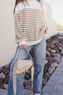 Comfy Chic Oversized Stripe Sweater-Sweaters-Rae Collective, Women's Online Fashion Boutique Located in Phoenix, Arizona (Scottsdale Area)