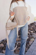 Comfy Chic Oversized Stripe Sweater-Sweaters-Rae Collective, Women's Online Fashion Boutique Located in Phoenix, Arizona (Scottsdale Area)