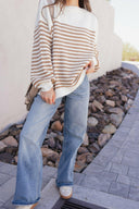 Comfy Chic Oversized Stripe Sweater-Sweaters-Rae Collective, Women's Online Fashion Boutique Located in Phoenix, Arizona (Scottsdale Area)