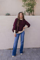 Krushed It Luxe Contrasting Striped Sweater-Sweaters-Rae Collective, Women's Online Fashion Boutique Located in Phoenix, Arizona (Scottsdale Area)
