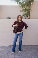 Krushed It Luxe Contrasting Striped Sweater-Sweaters-Rae Collective, Women's Online Fashion Boutique Located in Phoenix, Arizona (Scottsdale Area)