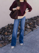 Krushed It Luxe Contrasting Striped Sweater-Sweaters-Rae Collective, Women's Online Fashion Boutique Located in Phoenix, Arizona (Scottsdale Area)