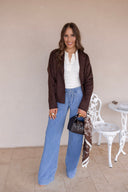 The Reserve Luxe Belted Suede Touch Jacket