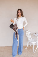 Simply Yours Ribbed Henley Modal Top | S-2X
