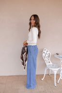 Simply Yours Ribbed Henley Modal Top | S-2X