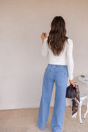 Simply Yours Ribbed Henley Modal Top | S-2X