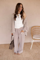 The Coquette Gingham Trouser Pant