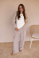 The Coquette Gingham Trouser Pant