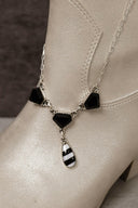 Lydia's Stripe Stone Set-Chain Necklaces-Krush Kandy, Women's Online Fashion Boutique Located in Phoenix, Arizona (Scottsdale Area)